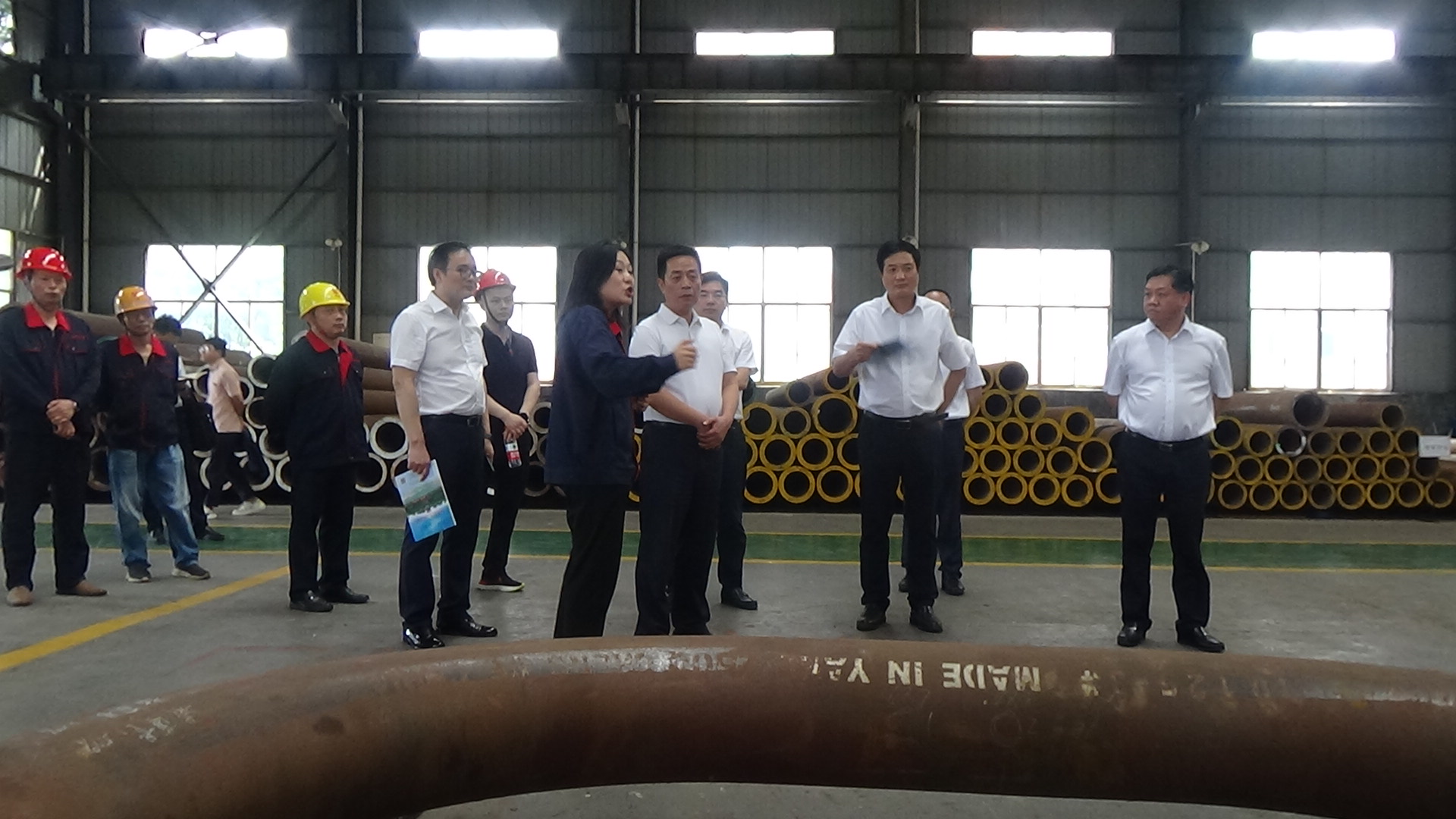 市委領導來我公司調(diào)研